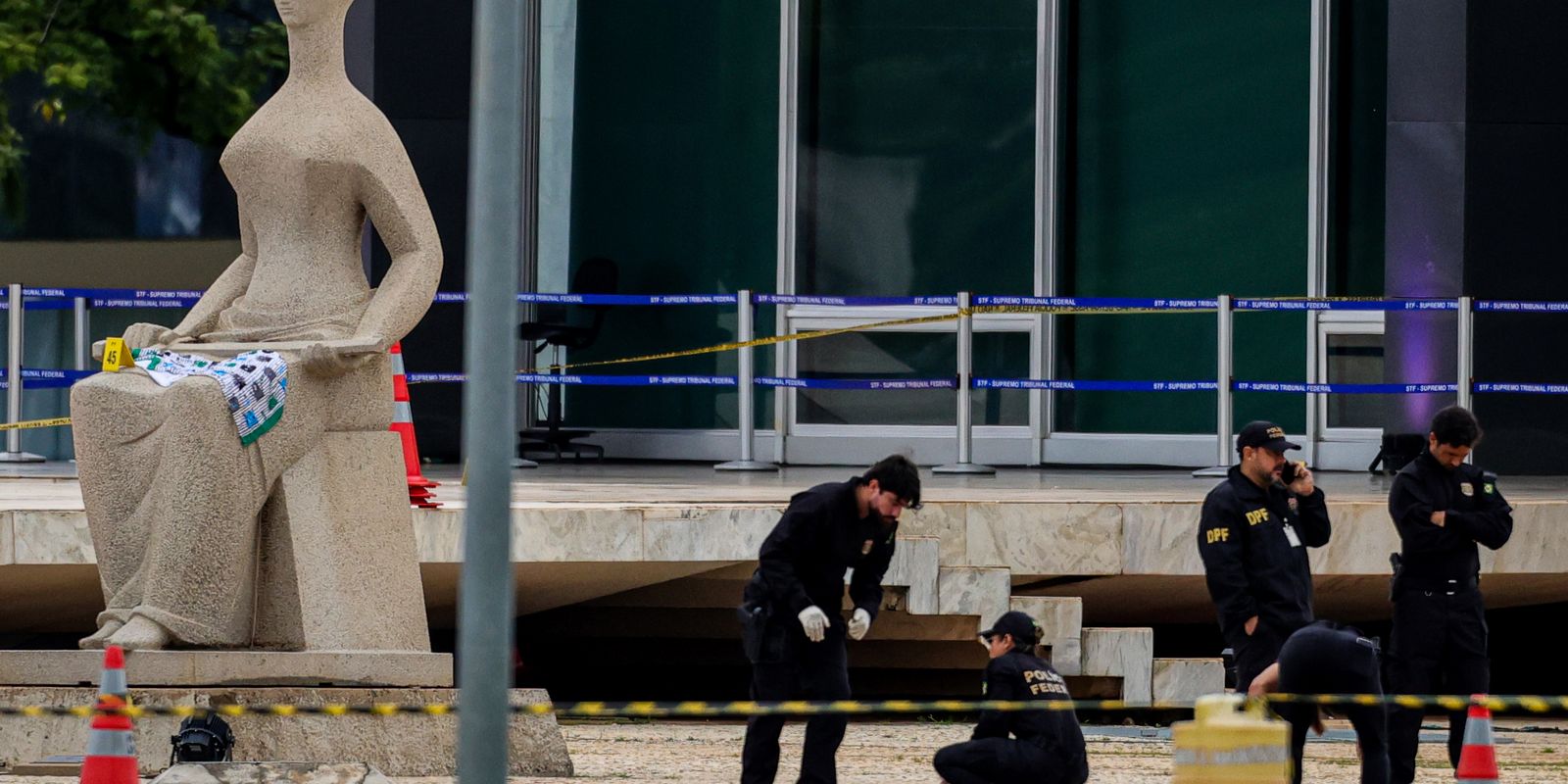PF conclui investigações sobre atentado na praça dos Três Poderes
