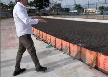 Prefeito Márcio Canella acompanha obras avançadas da nova Vila Olímpica, em Belford Roxo