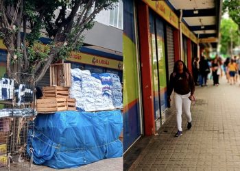 Meriti realiza operação e libera calçadas aos pedestres no Centro