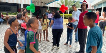 Assistência Social de Meriti promove festa de Natal para crianças atendidas pelos CRAS