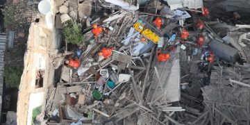 Desabamento no Catete deixa 16 feridos e mobiliza grande operação de resgate