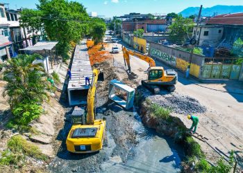 Obras no Rio Pavuninha avançam e entram na fase de macrodrenagem em São João de Meriti
