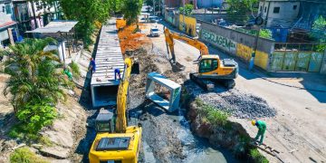 Obras no Rio Pavuninha avançam e entram na fase de macrodrenagem em São João de Meriti