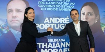 André Português destaca escolha de delegada Thaianne Moraes como vice