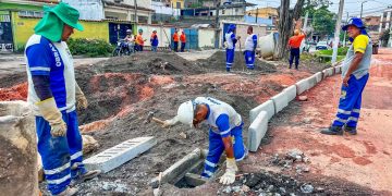 Prefeitura de Meriti amplia sistema de drenagem em Vilar dos Teles