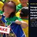 É FAKE: Imagem de mulher rasgando bandeira de Nossa Senhora Aparecida